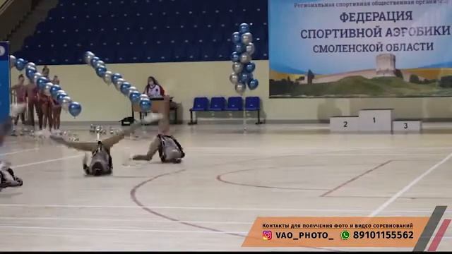 Открытые чемпионат и первенство Смоленской области по спортивной аэробике смотреть онлайн