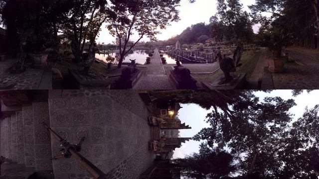 360 video: Tirta Gangga Water Palace, Bali, Indonesia смотреть онлайн