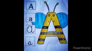 DIY Letter A paper craft ideas/letter A decorations ideas/Pre-Classroom Alphabet learning activity