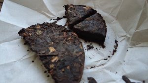 Шу пуэр с коркой мандарина