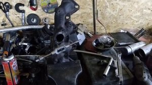 Опель Астра Н 1.7cdti Z17DTR ремонт выпускного коллектора