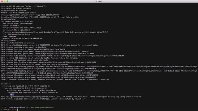 Deploying a Ruby on Rails application to AWS Elastic Beanstalk смотреть онлайн