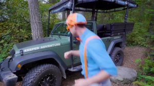 Learning Animals With Blippi In The Indoor Amusement Park | Educational Videos For Kids