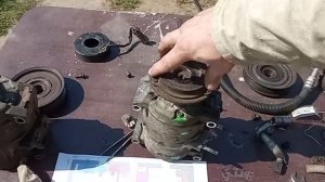 Шило на мыло. Дефектовка компрессора кондиционера.