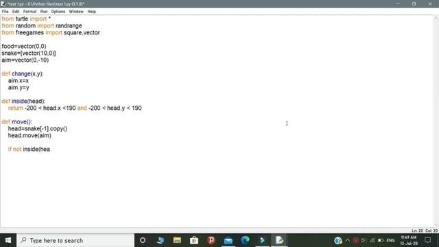 Learn Python Game | Snake Game in Python Programming | Future Vision Computers