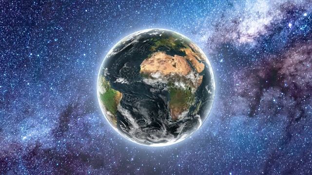 Видеофон, футаж планета земля, зацикленное (1)