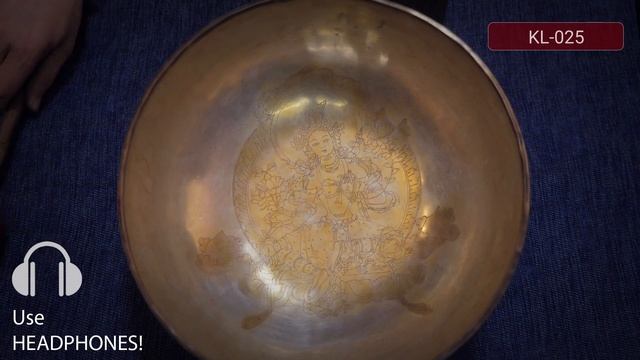 KL 025 Поющие чаши купить / Купить тибетские чаши / Поющие чаши для йоги / Поющая чаша для массажа