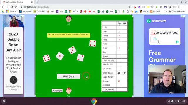 Play Yahtzee Online! смотреть онлайн