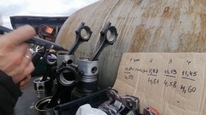 Трактор Т-40АМ/ Сборка двигателя/ Замена вкладышей