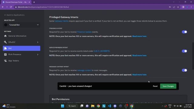 Discord.JS #1 | Creating The Bot Application