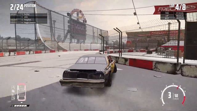 [Wreckfest] Banger Race: Madman Stadium (Figure 8)