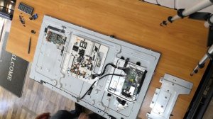 Разборка (Сборка) телевизора Sharp LC-40LE510RU Шарп disassembling the TV 3 часть, part 3, сборка