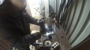 Вскрытие топливного фильтра VW T5, AXB 1.9