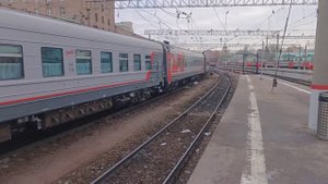 Паровоз на Казанском вокзале! ЭП2К-248 с пассажирским поездом прибывает на 3 путь.