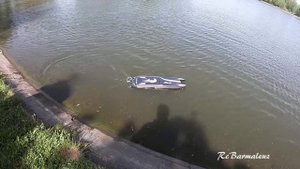 Огромный Катер на Радиоуправлении TFL Zonda 1040mm 2.4G...Тест на 6S LiPo