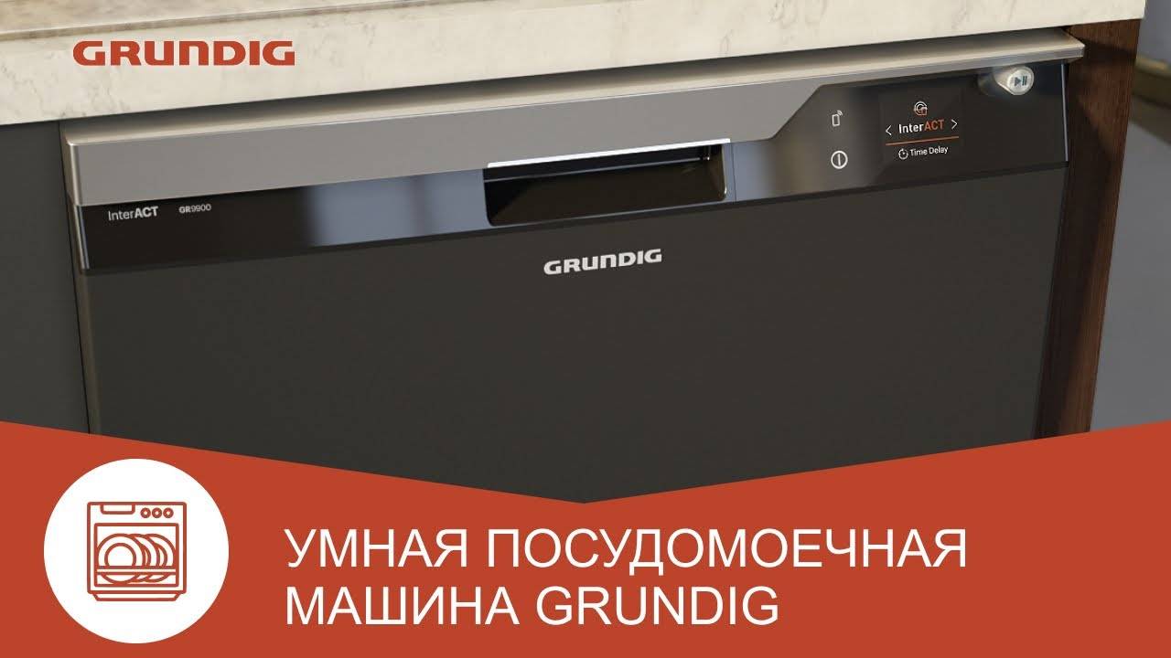 Технология InterAct в посудомоечных машинах Grundig