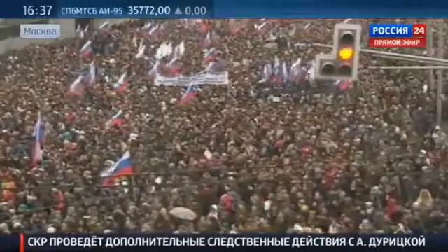 Марш в память о Немцове пришли 16 5 тысячи человек 01 03 201 смотреть онлайн