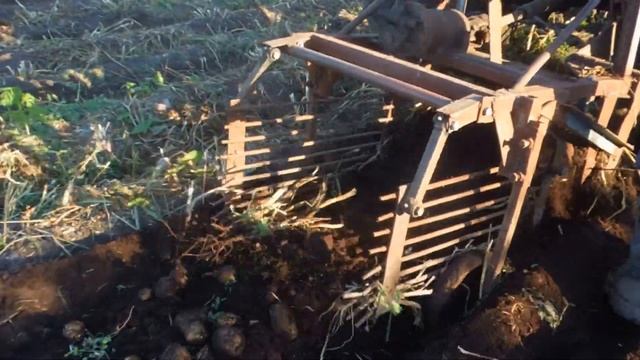 самодельная картофелекопалка