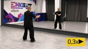 Тайцзицюань 10 форм, переход 1-2 формы