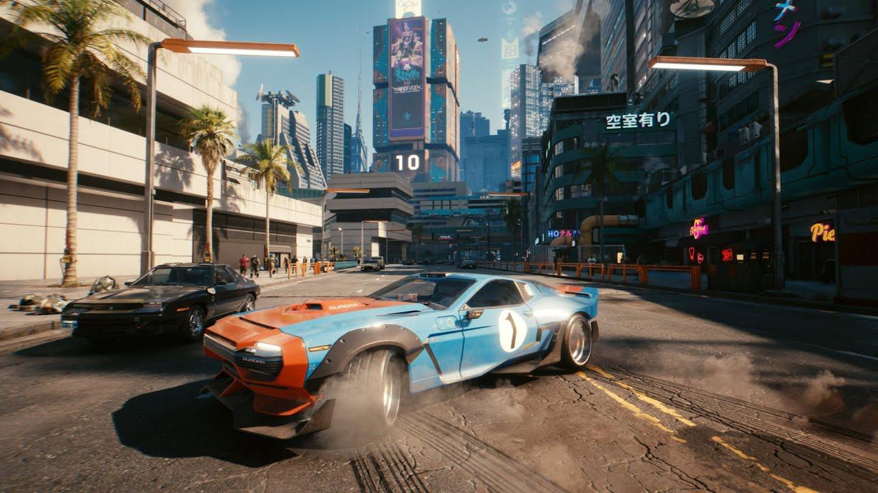 Играю в Cyberpunk 2077 на максимальных (впечатляющих) настройках !