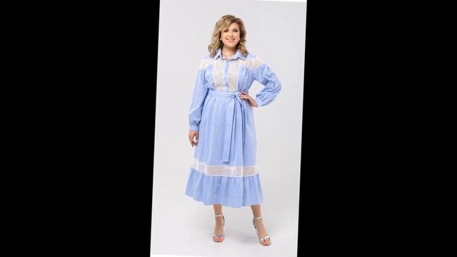 Стильные летние платья для полных женщин ???Одежда Притти