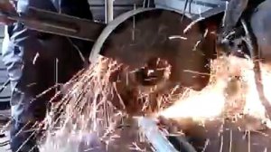 Алмазный диск по металлу на маятниковой пиле