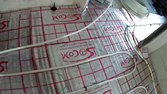 УКЛАДКА ТЕПЛОГО ПОЛА /металлопластиковой трубой. 2часть /ремонт квартиры с нуля смотреть онлайн