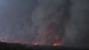 Пожар добрался до г. Выкса