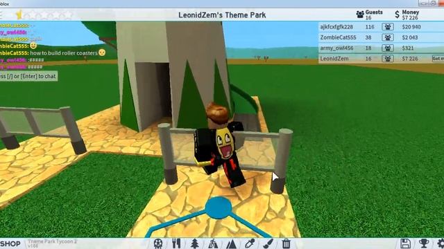 Американские горки, парк в Роблоксе! |*ROBLOX*|*Лёня ТВ*| смотреть онлайн