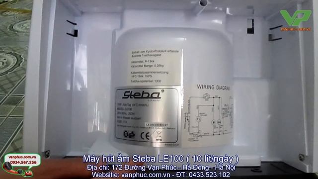 Máy hút ẩm Steba LE100 ( 10 lít/ngày) смотреть онлайн