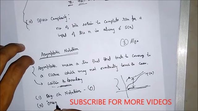 Lecture 2. TIME SPACE TRADE-OFF | ASYMPTOTIC NOTATION | BIG-O-NOTATION смотреть онлайн