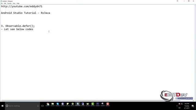 Android Studio Tutorial - RxJava part 1 смотреть онлайн