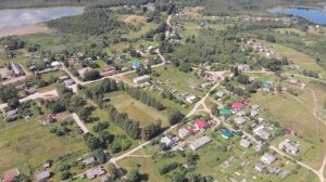 с. Кудеверь, с высоты 200м.