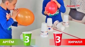 УСПЕЙ ПЕРВЫМ!! ЧЕЛЛЕНДЖ Со Стаканчиками И Шариками!!! | Jammy TV