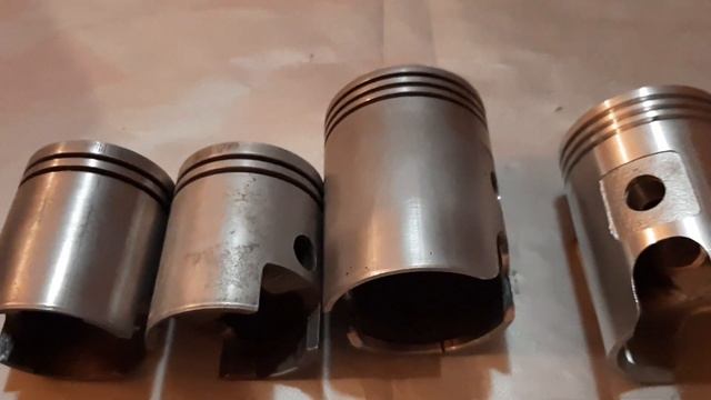 Серый или блестящий? Поршни времён СССР для мотоциклов Иж Планета, Иж Юпитер, Минск, Восход. смотреть онлайн