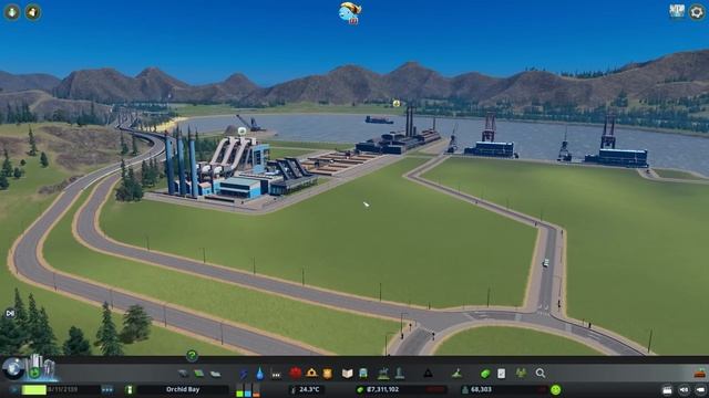 This Is The BEST Late Game Cargo Hub In Cities Skylines! | Orchid Bay смотреть онлайн