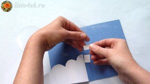 Простая Pop Up открытка (поделка) ко Дню космонавтики/ Rocket Pop-Up Card