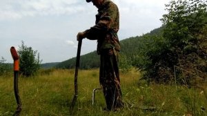 Лопата Фискарс телескопическая