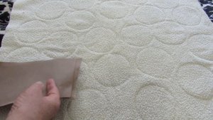 Мягкий ,уютный коврик в ванную из махрового полотенца.