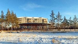 Магнитогорск, посёлок Цементный, парк Северный, сквер имени Войкова (12.12.2021)