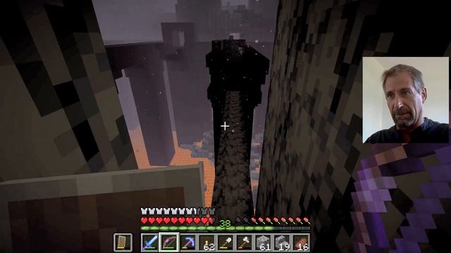 I found the nether fortress, and time to enter!  Minecraft Java 1.19