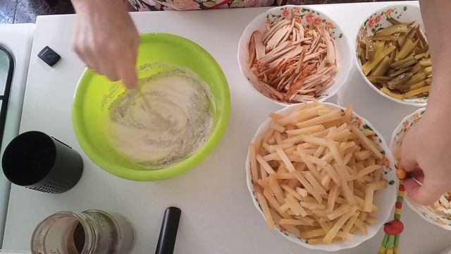 КАК ПРИГОТОВИТЬ САЛАТ "ЗИМА".