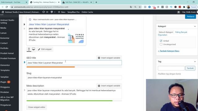 ? CARA MUDAH MEMBUAT YOAST HIJAU SEMUA - YOAST SEO WORDPRESS TUTORIAL INDONESIA смотреть онлайн