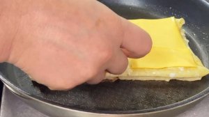 КАК Приготовить тестовый хлеб с яйцом! за 5 минут быстрого завтрака! Легко, вкусно и полезно!