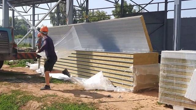 видео монтажа сэндвич панелей Лесозаводская смотреть онлайн