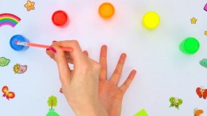 ИГРЫ С КРАСКАМИ ДЛЯ ДЕТЕЙ. История про краски и игрушки Герои в масках. Семья пальчиков .