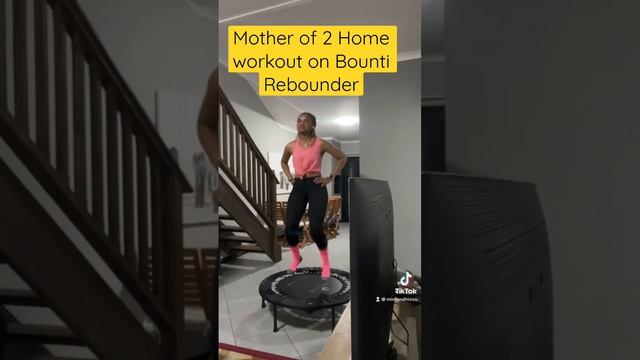 Bounti rebounder! #mommytoy Healthy lifestyle #liveLifewithVitality #fun #magic #lowimpactworkouts