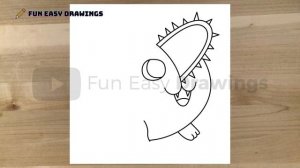 How to Draw a Pochita Chainsaw Man Easy Как легко нарисовать человека с бензопилой из Почита