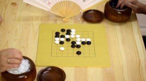 Учебная партия игры Го 9х9.