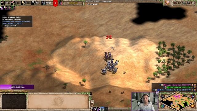 СКИЛЛ ИЛИ КОЛИЧЕСТВО? | Винч против двух в Age of Empires 2 смотреть онлайн